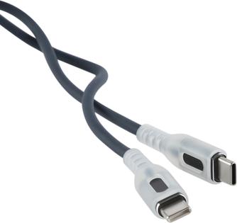 Кабель Red Line pro Shimmer USB-C to USB-C 1m Black
