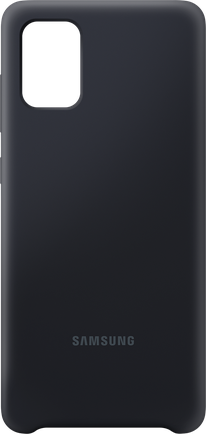 Клип-кейс Samsung Silicone Cover A71 Black