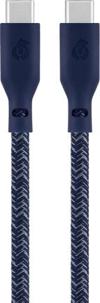 Кабель uBear Trend USB-C to USB-C 140W 2.4m Blue