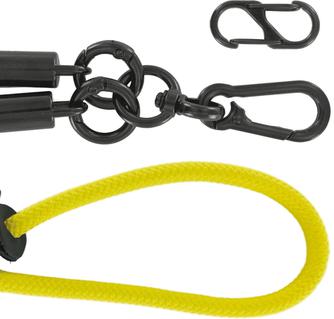 Шнурок Krutoff Нейлон для телефона и ключей 1.2m Yellow