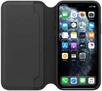 Чехол-книжка Apple Leather Folio для iPhone 11 Pro Чёрный
