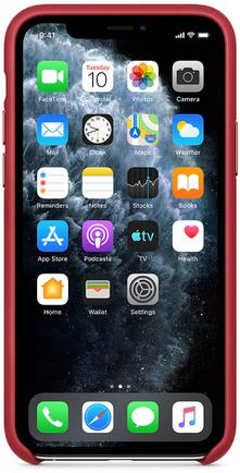 Клип-кейс Apple Leather Case для iPhone 11 Pro (PRODUCT)RED