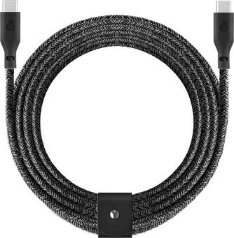 Кабель uBear Trend USB-C to USB-C 140W 2.4m Black