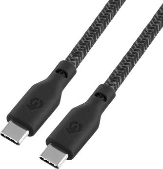 Кабель uBear Trend USB-C to USB-C 140W 2.4m Black