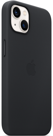 Клип-кейс Apple Leather Case with MagSafe для iPhone 13 «Тёмная ночь»