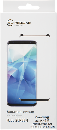 Защитное стекло Red Line Full Screen 3D для Samsung Galaxy S10e Black