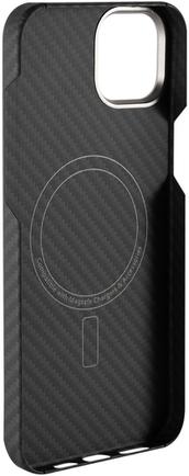 Клип-кейс Red Line Carbon для Apple iPhone 15 Plus Gray