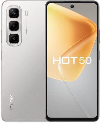 Смартфон Infinix Hot 50 6/256GB Titanium Gray