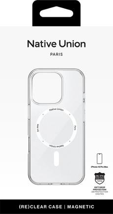 Клип-кейс Native Union (Re)Clear Case для Apple iPhone 16 Pro Max Transparent