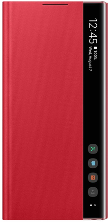 Чехол-книжка Samsung Clear View Cover Note 10 Red