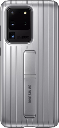 Клип-кейс Samsung Protective Standing Cover S20 Ultra Silver