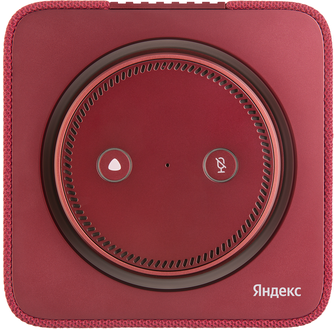 Умная колонка Яндекс Станция Макс с Zigbee и Алисой Красная