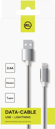 Кабель Red Line USB to Apple Lightning 1.2m Silver