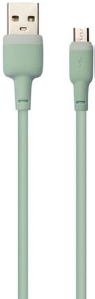 Кабель Red Line Touch USB to microUSB 1m 3A Green