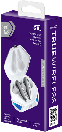 Наушники Gal TW-5500 White