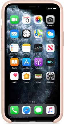 Клип-кейс Apple Silicone Case для iPhone 11 Pro «Розовый песок»