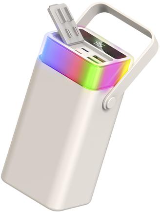 Портативное зарядное устройство TFN Aurora RGB 40000mAh Beige