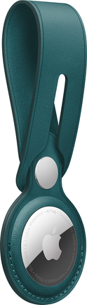 Чехол-подвеска Apple AirTag Leather Loop «Зелёный лес»