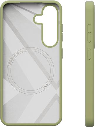 Клип-кейс VLP Aster Case с MagSafe для Samsung Galaxy S25+ Green