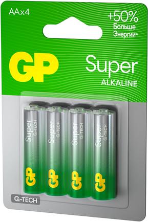 Батарейки GP Super Alkaline G-Tech AA (4 шт)