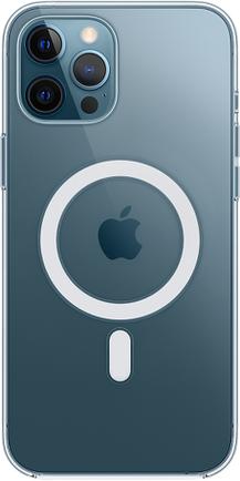 Клип-кейс Apple Clear Case with MagSafe для iPhone 12 Pro Max прозрачный
