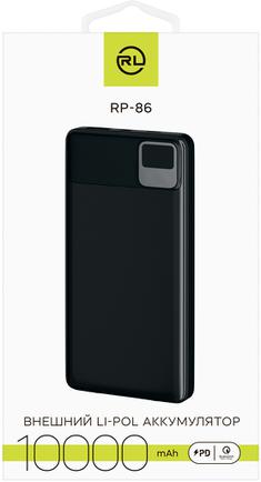 Портативное зарядное устройство Red Line RP-86 10000mAh Black