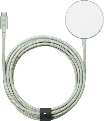 Изображение товара Беспроводное зарядное устройство Native Union Snap Magnetic Green с MagSafe