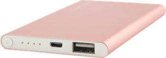Портативное зарядное устройство Red Line J01 Pink