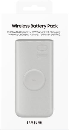 Портативное зарядное устройство Samsung EB-U2510 10000mAh Qi Бежевый