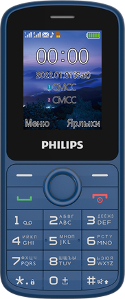 Мобильный телефон Philips Xenium E2101 Blue