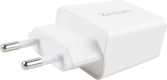 Зарядное устройство Xenium X252 USB/USB-С, с кабелем White