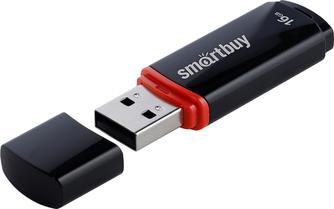 USB-накопитель SmartBuy Crown 16GB USB 2.0 Black