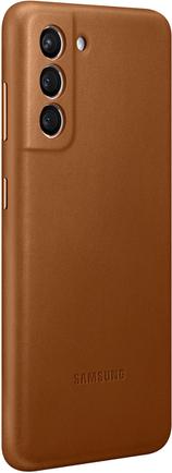 Клип-кейс Samsung Leather Cover S21 Brown