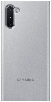 Чехол-книжка Samsung Clear View Cover Note 10 Silver