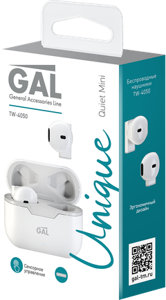 Наушники Gal TW-4050 White
