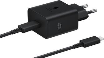 Зарядное устройство Samsung EP-T4511 45W с кабелем USB-C Чёрный