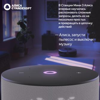 Умная колонка Яндекс Станция Мини 3 Серая