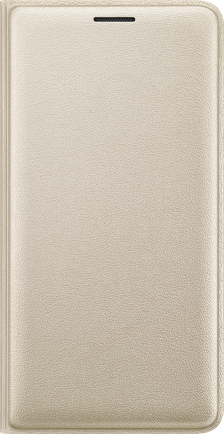Чехол-книжка Samsung Flip Wallet для Samsung Galaxy J3 (2016) Gold