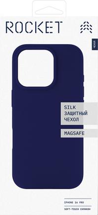 Клип-кейс Rocket Silk для Apple iPhone 16 Pro с MagSafe Navy