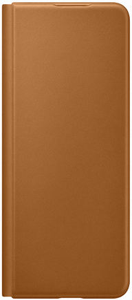 Чехол-книжка Samsung Leather Flip Cover Z Fold3 Camel