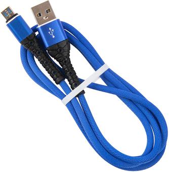 Кабель Red Line USB to microUSB 1m Blue