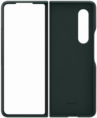 Клип-кейс Samsung Leather Cover Z Fold3 Green