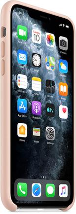 Клип-кейс Apple Silicone Case для iPhone 11 Pro Max «Розовый песок»