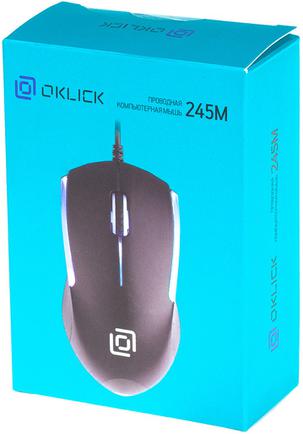 Проводная мышь Oklick 245M Black