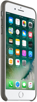 Клип-кейс Apple Leather Case для iPhone 7 Plus Storm Gray