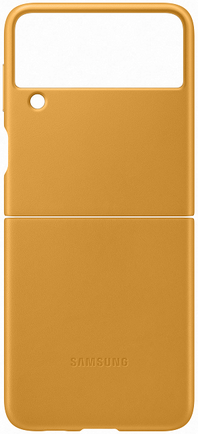 Клип-кейс Samsung Leather Cover Z Flip3 Mustard