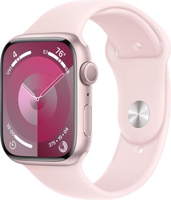 Умные часы Apple Watch Series 9, 45mm Aluminum Pink с розовым ремешком M/L