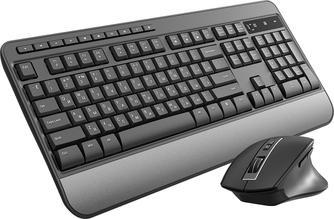 Комплект клавиатура и мышь Oklick S290W беспроводные Black