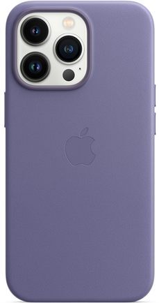 Клип-кейс Apple Leather Case with MagSafe для iPhone 13 Pro Фиолетовый