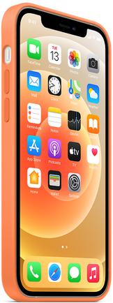 Клип-кейс Apple Silicone Case with MagSafe для iPhone 12/12 Pro «Кумкват»